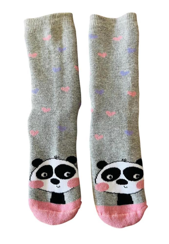 Sosete copii,Interior tip prosop,imprimeu Panda ,Engros